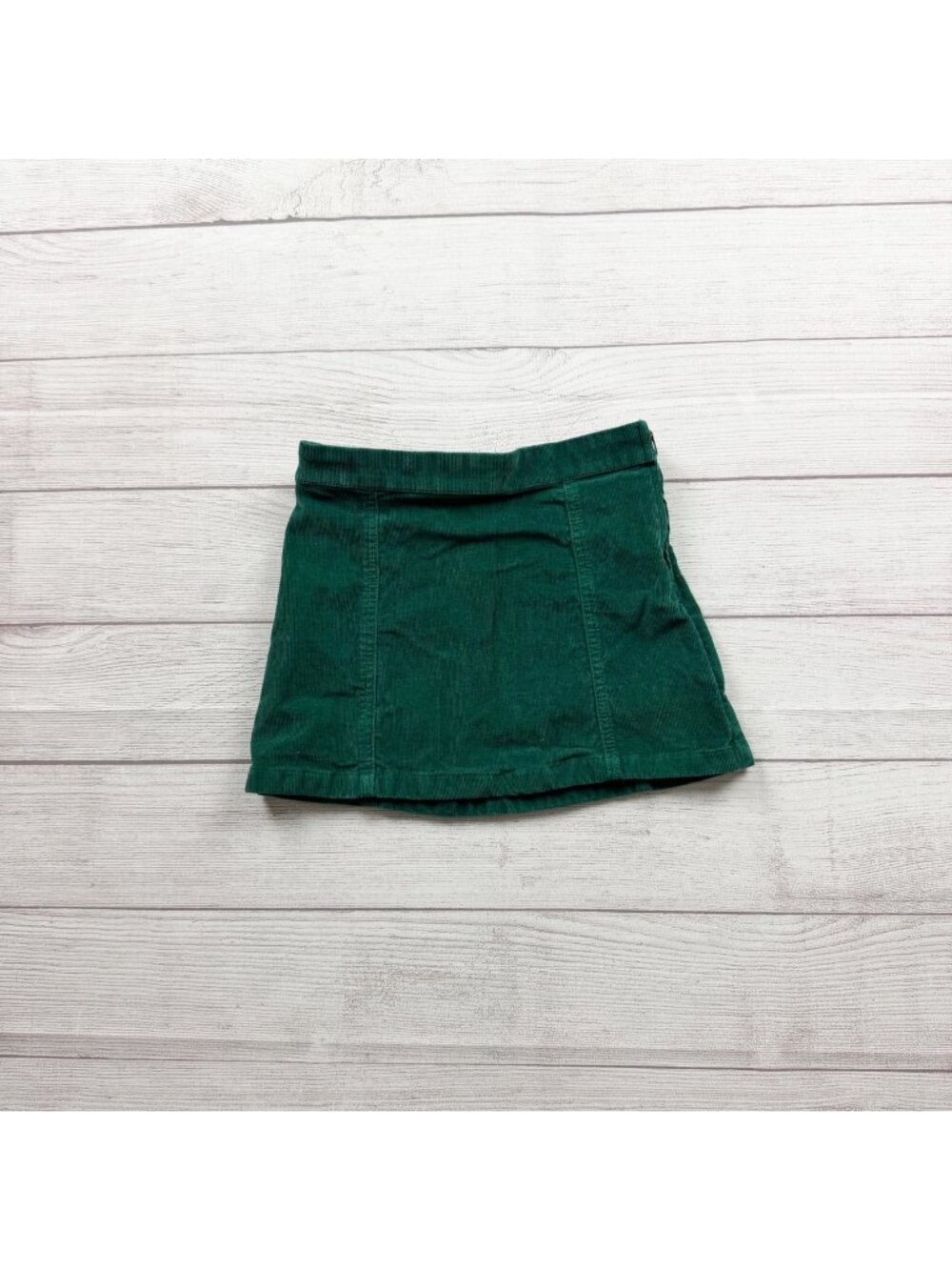 Crewcuts Green Corduroy Girls Skirt Solid 6-7